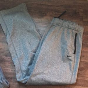 Gray Nike sweats